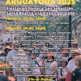 Arguayoda celebra sus fiestas en honor a San Sebastián, Santa Beatriz y la Virgen del Valle