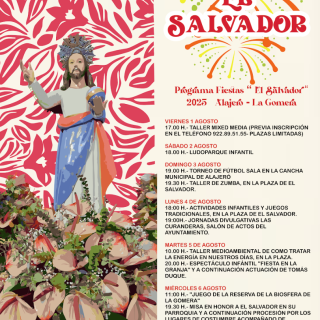 Alajeró celebra a partir del 1 de agosto sus fiestas patronales en honor a ‘El Salvador’