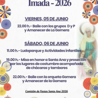 Imada celebra este fin de semana sus fiestas en honor a Santa Ana